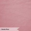 Ver imagem 3 de Poltrona Decorativa Pétala Veludo Rose Pés Palito