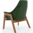 Ver imagem 4 de Kit 02 Poltronas Decorativa Sakura L02 Couríssimo Verde Musgo - Lyam Decor