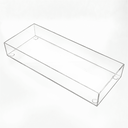 Ver imagem 1 de Bandeja Decorativa Organizadora Para Bancada De Banheiro Em Acrílico Transparente