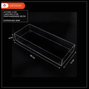 Ver imagem 2 de Bandeja Decorativa Organizadora Para Bancada De Banheiro Em Acrílico Transparente