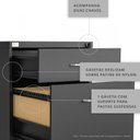 Ver imagem 7 de Conjunto Gaveteiro 3 Gavetas 2 e Banco em Aço Assento Madeira Isma