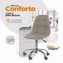 Ver imagem 4 de Cadeira Giratória Office Eiffel Botonê Oficial Bege