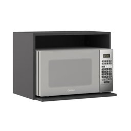 Armário Aéreo 58 Cm com Nicho Micro-ondas Etna Poliman - 1