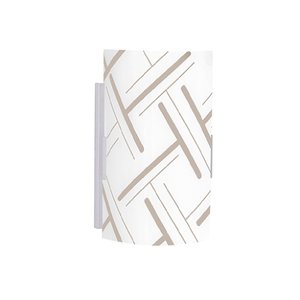 Luminária Parede Arandela Canaleta Traços 1lamp Areia - 18115/ar Are