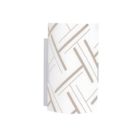 Luminária Parede Arandela Canaleta Traços 1lamp Areia - 18115/ar Are