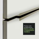 Ver imagem 7 de Cozinha Compacta Madesa Lux com Armário e Balcão 5 Portas 3 Gavetas Branco/Branco Veludo Cor:Branco