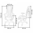 Ver imagem 4 de Cadeira Gamer Spider Braço Regulável Modelo Presidente Ecoflex