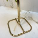 Ver imagem 3 de Porta Papel Higiênico Parede Banheiro Luxo - Dourado