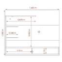 Ver imagem 3 de Painel para TV até 50 Polegadas 2 Portas Frizz Select Madetec