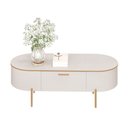 Ver imagem 2 de Mesa de Centro Celena 107 Cm Dj Moveis Off White