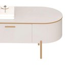 Ver imagem 3 de Mesa de Centro Celena 107 Cm Dj Moveis Off White
