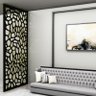 Painel Vazado Divisória Mdf Atenas Preto - 0,60x2,20m - 1