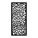 Ver imagem 3 de Painel Vazado Divisória Mdf Atenas Preto - 0,60x2,20m