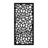Painel Vazado Divisória Mdf Atenas Preto - 0,60x2,20m - 3
