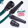 Mangueira para Jardim 20M Trançada Kit com Esguicho e Conector Verde Famastil - 4