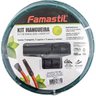 Mangueira para Jardim 20M Trançada Kit com Esguicho e Conector Verde Famastil - 3