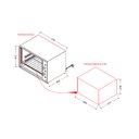 Ver imagem 2 de Forno Nardelli Elétrico Bancada Top 60 Vermelho 60 Litros