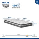 Ver imagem 3 de Cama Box com Colchão de Molas Ensacadas Luve + Auxiliar de Espuma Unique Solteiro 88cm