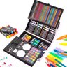 Maleta de Pintura Infantil Criança Kit Escolar Estojo 145 Peças Arte Desenho Colorir Lapis Pincel Ti - 8