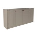 Ver imagem 2 de Aparador Sala Lia c/4 Portas 152cm Off White Cimol