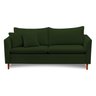 Sofá 2 Lugares Retrô 164cm Veludo Kassia - 2