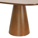 Ver imagem 6 de Mesa de Jantar Cone Tampo Triangular 119x117cm - Amêndoa - Tampo Triangular 119x117cm