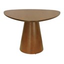 Ver imagem 3 de Mesa de Jantar Cone Tampo Triangular 119x117cm - Amêndoa - Tampo Triangular 119x117cm