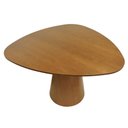 Ver imagem 4 de Mesa de Jantar Cone Tampo Triangular 119x117cm - Amêndoa - Tampo Triangular 119x117cm