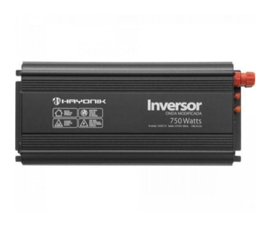 Inversor 750w (12v/127v) Usb Onda Modificada - Hayonik