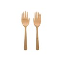 Ver imagem 1 de Pegador de Salada em Bambu Mãozinha Infantil Divertido