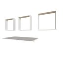 Ver imagem 5 de Conjunto com 1 Mesa Dobrável 60cm e 3 Nichos