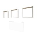 Ver imagem 4 de Conjunto com 1 Mesa Dobrável 60cm e 3 Nichos Branco
