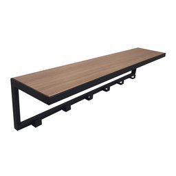 Cabideiro Strassis Design Sd-3505 Mdf Preto - 4