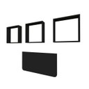 Ver imagem 4 de Conjunto com 1 Mesa Dobrável 60cm e 3 Nichos