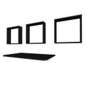 Ver imagem 5 de Conjunto com 1 Mesa Dobrável 60cm e 3 Nichos Preto