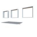 Ver imagem 5 de Conjunto com 1 Mesa Dobrável 60cm e 3 Nichos