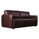 Ver imagem 1 de Sofá Decorativo Sala de Estar Romeno 4 Lugares 240cm Couro Caramelo - Mozzelar
