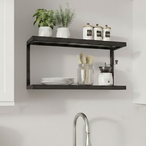 Prateleira Nicho Organizador Duplo em Metal com Telinha Utensílios de Cozinha