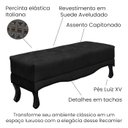 Ver imagem 3 de Puff Recamier Retro Vic 195cm Suede 1105 Ezz