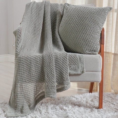 Manta Decorativa Atacama Rustic Style 160x220 Olive