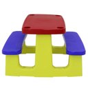 Ver imagem 6 de Mesa Infantil Plástica de Atividades Tramontina 90x84x52cm Playground Escolar Colorida Pic-nic