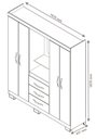 Ver imagem 6 de Guarda-Roupa 4 Portas NT 5015 Nogal - Notável