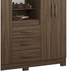 Guarda-Roupa 4 Portas NT 5015 Nogal - Notável - 4