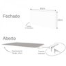 Mesa Infantil Dobrável 60cm com Canto Arredondado Bramov Móveis - 6