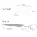 Ver imagem 6 de Mesa Infantil Dobrável 60cm com Canto Arredondado Bramov Móveis