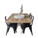 Ver imagem 6 de Kit com 4 Cadeira Tolix Iron Aço Carbono Industrial - Preto