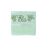 Jogo Toalha 4 pçs Banho Bordado Arteira Ela e Ele Perfeito Estilo Jogo de Toalhas Verde claro - 5