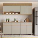 Ver imagem 2 de Cozinha 4 Peças 7 Portas 3 Gavetas Realeza Premium 200 Cm Mdf Nesher