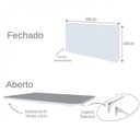 Ver imagem 6 de Mesa Infantil Dobrável 80cm com Canto Arredondado Bramov Móveis