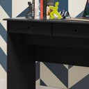 Ver imagem 3 de Mesa de computador preta - 2 gavetas